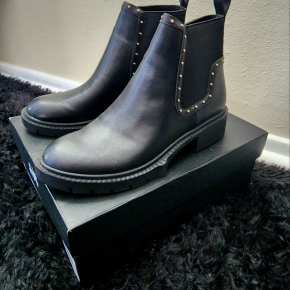 Coach Lory Leather Bootie - Picture 1 of 6